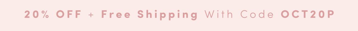 20% off with code OCT20P