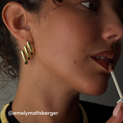 Harper Curve Statement Earrings