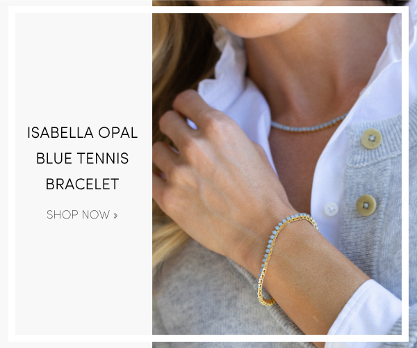 Isabella Opal Blue Tennis Bracelet