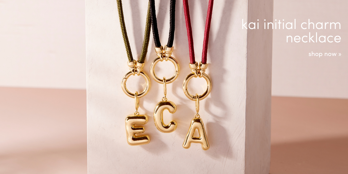 Kai Initial Charm Necklace