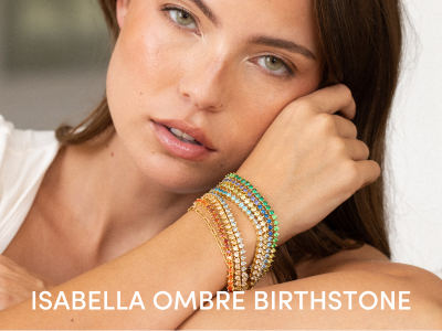 Isabella Ombre Birthstone Tennis Bracelet