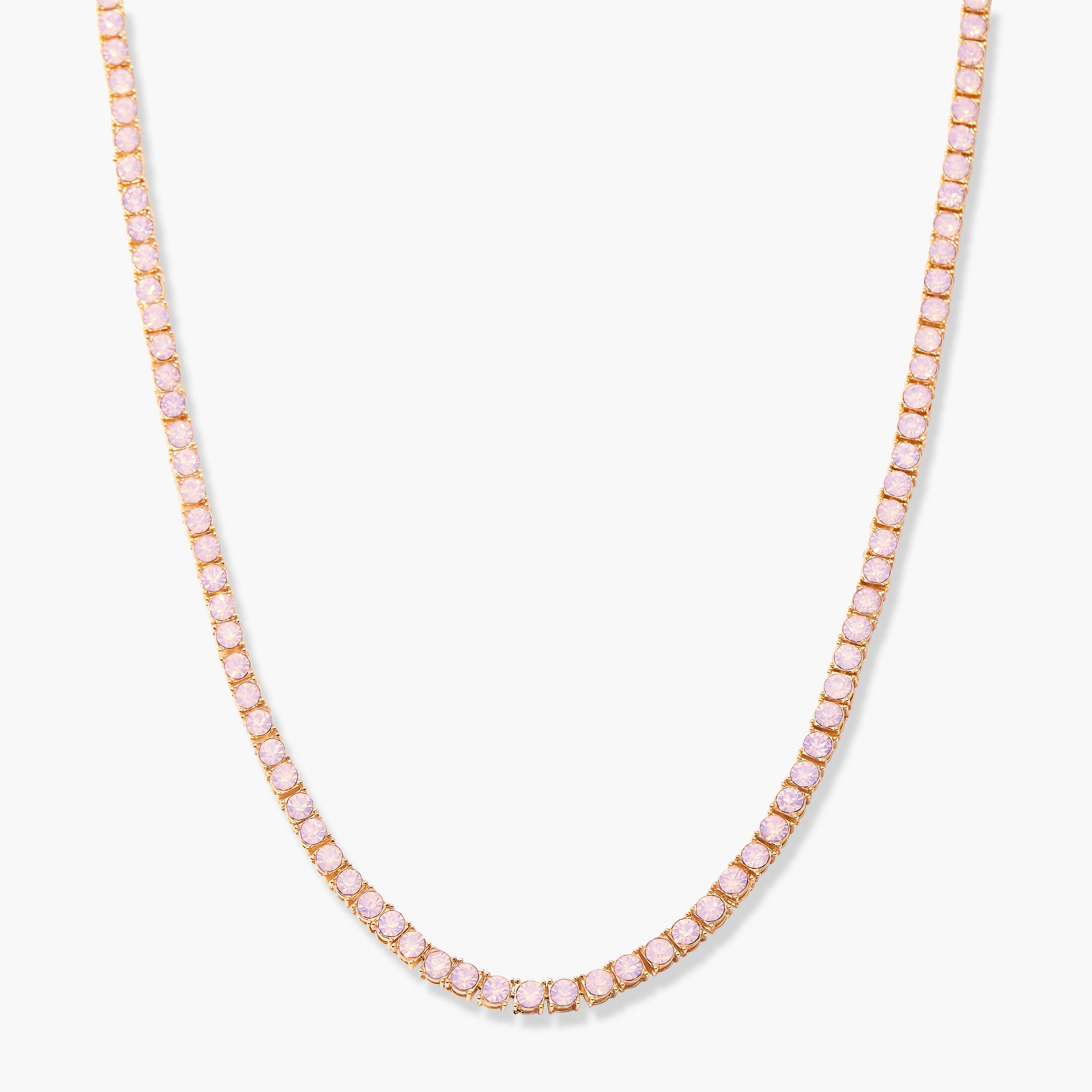 Image of Isabella Opal Blush Tennis Necklace