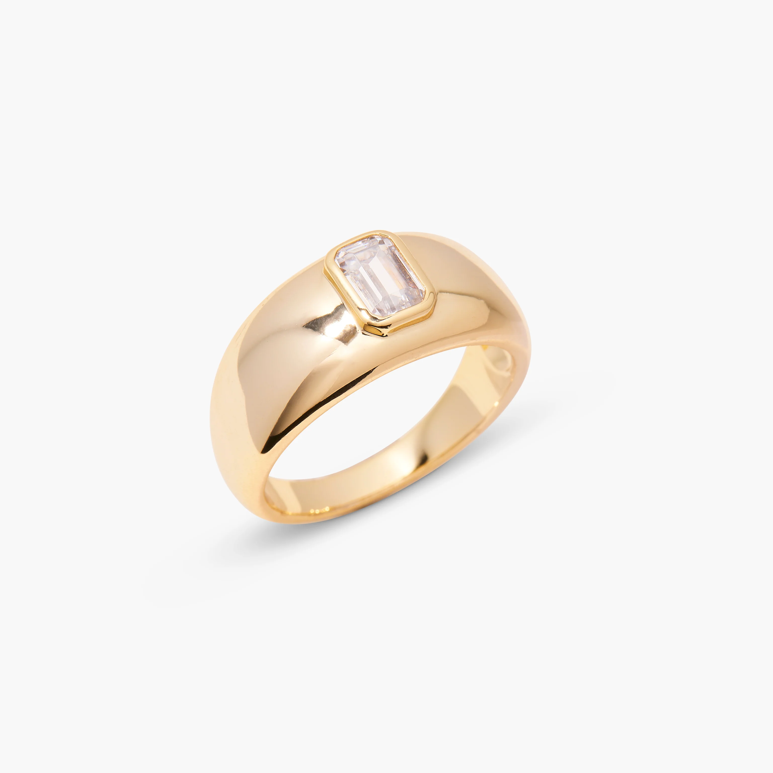 Image of Carter Baguette Dome Ring