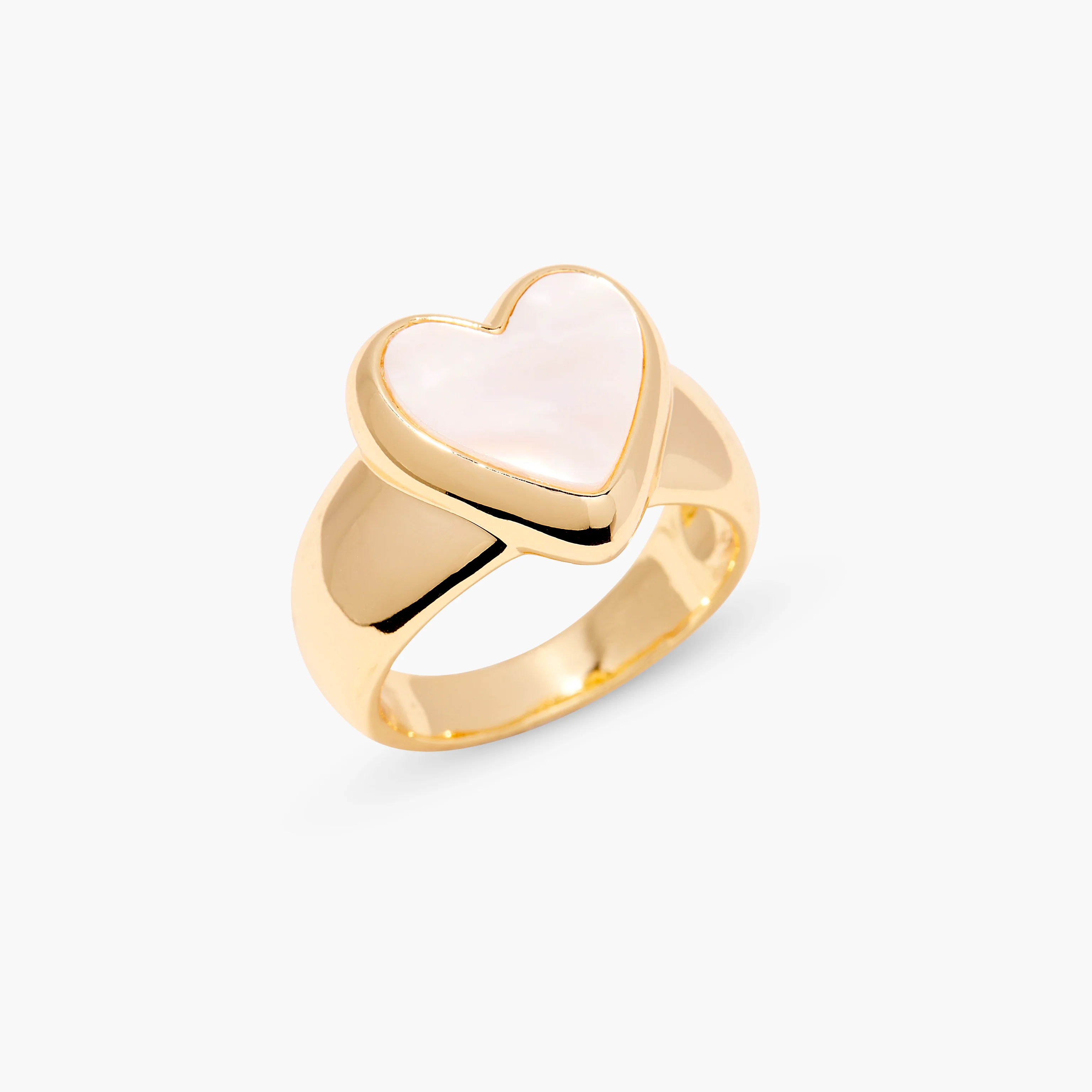 Image of June Pearl Heart Ring