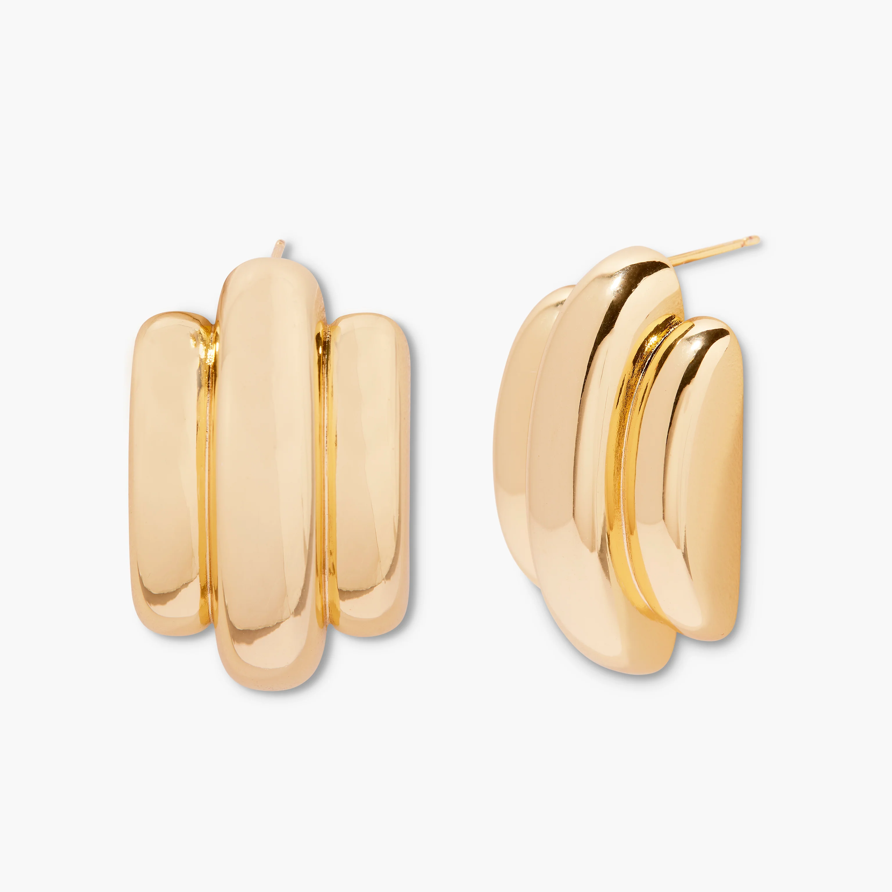 Image of Harper Sculpt Statement Earrings