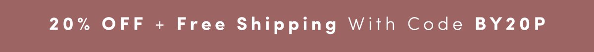 20% off with code BY20P