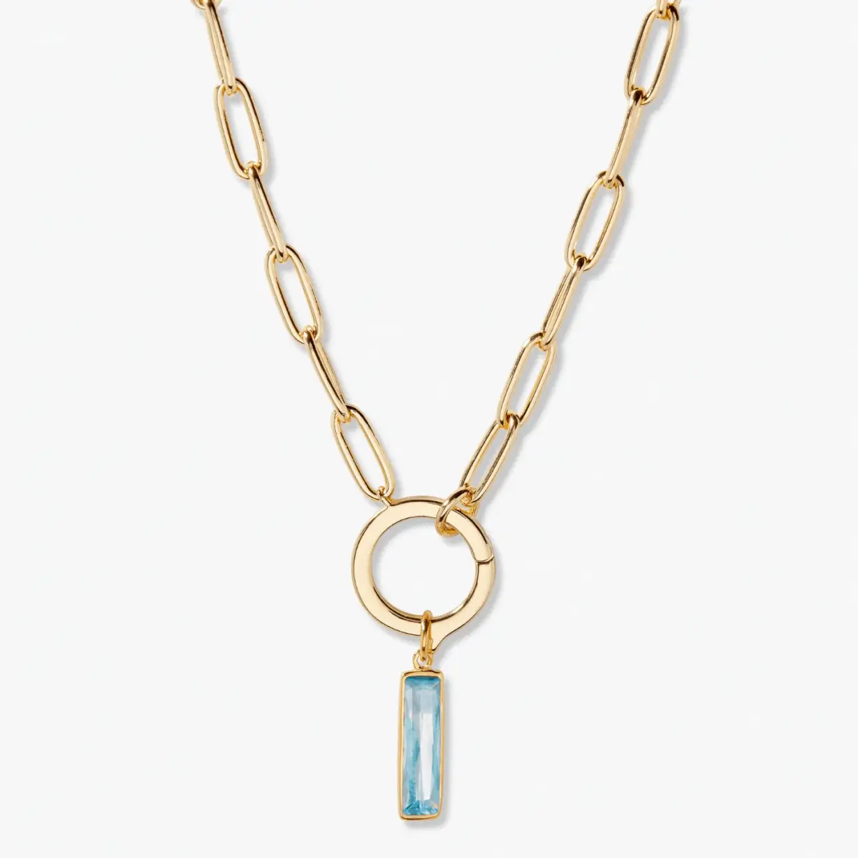 Image of Colette Birthstone Elongated Necklace