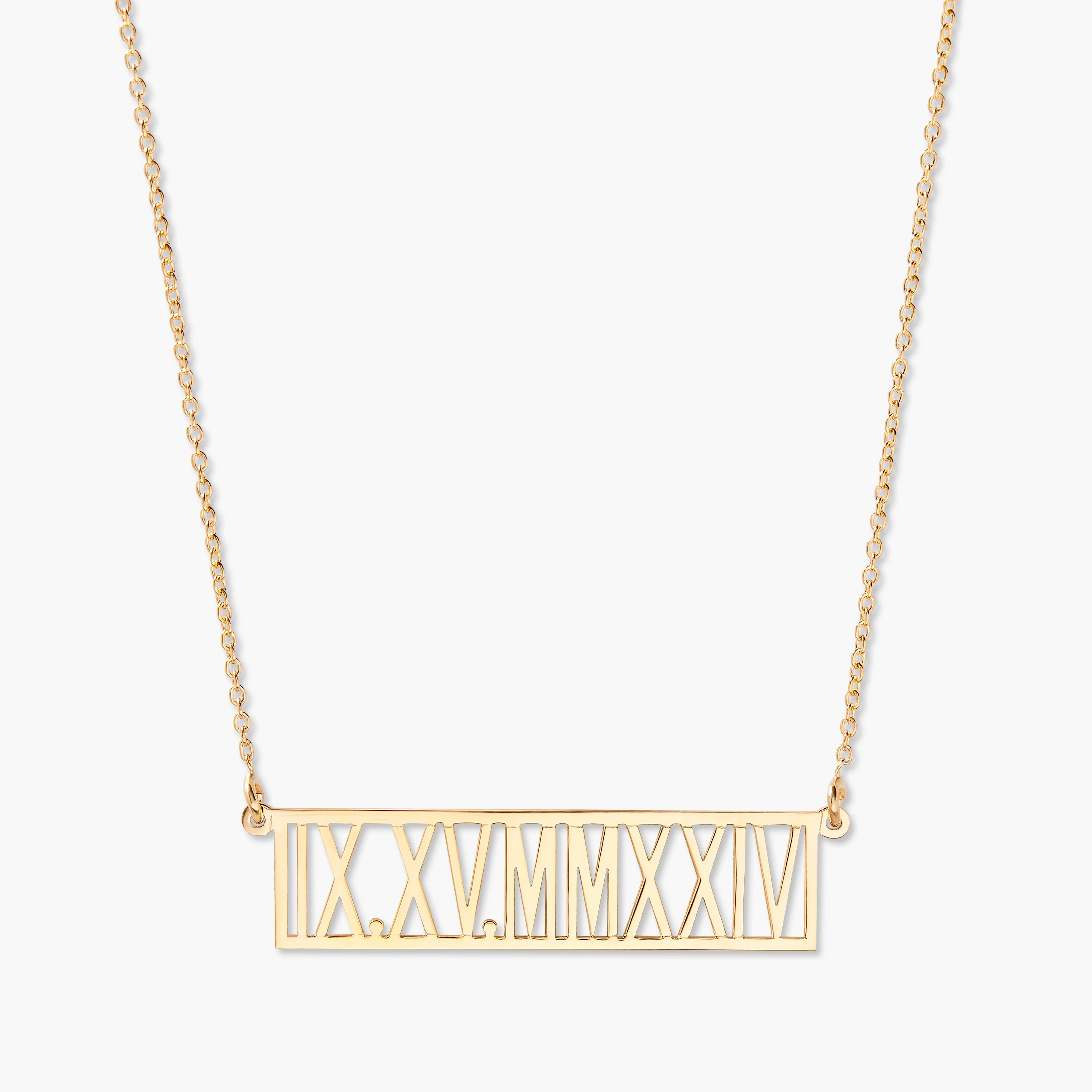 Image of Kayleigh Roman Numeral Necklace
