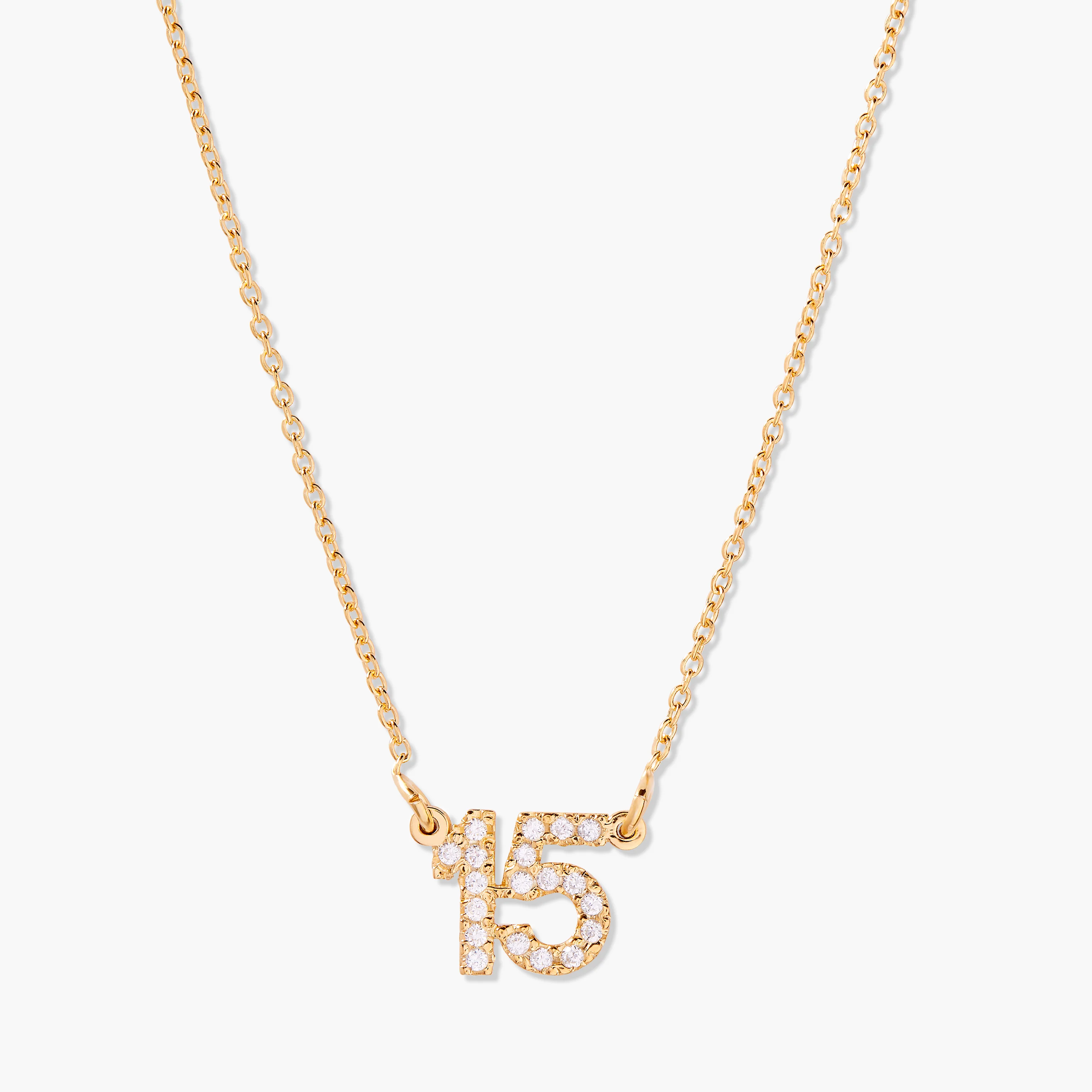 Image of Elliot Number Necklace