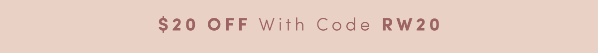 $20 off with code RW20