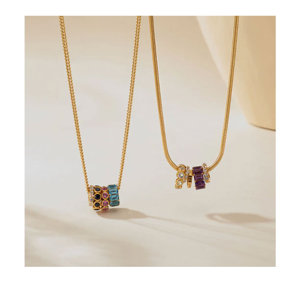 build your own fine beaded charm necklace