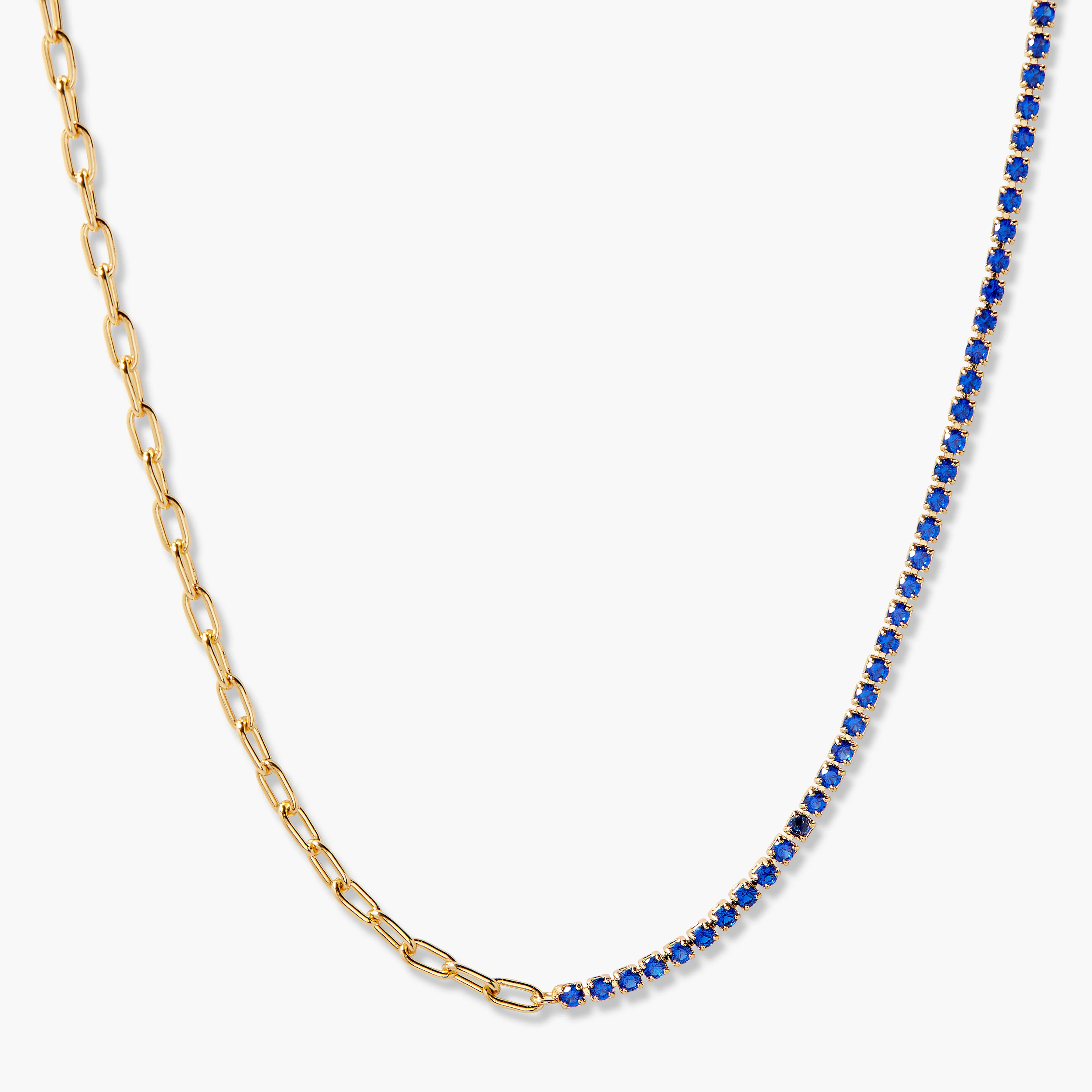 Image of Isabella Mini Birthstone Tennis Necklace