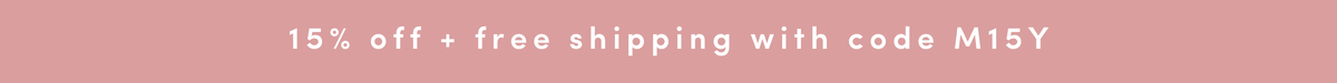 15% off with code M15Y