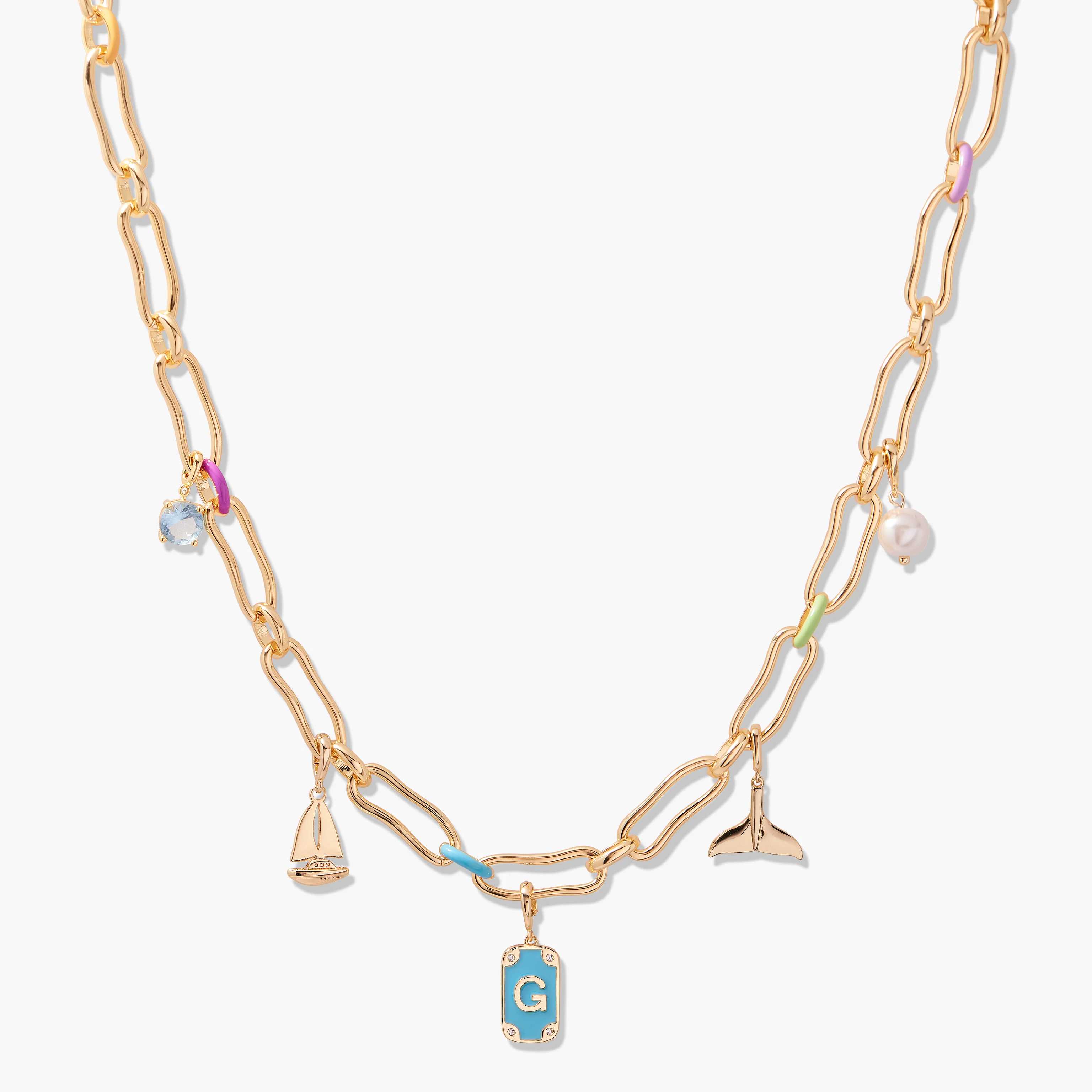 Image of Build Your Own Del Mar Charm Necklace