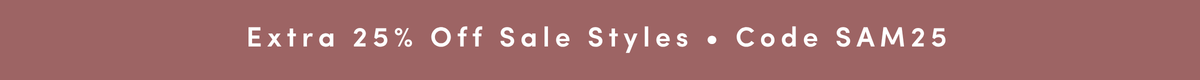 25% off with code SAM25