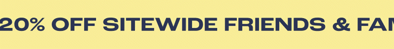 20% Off Sitewide
