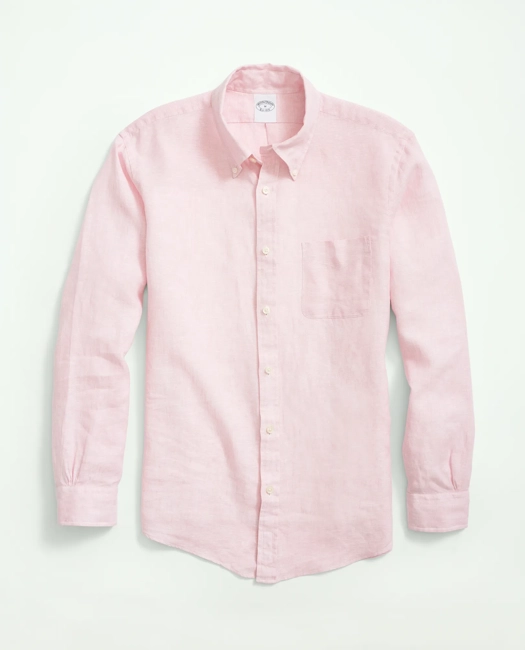Image of Brooks Brothers Irish Linen Sport Shirt