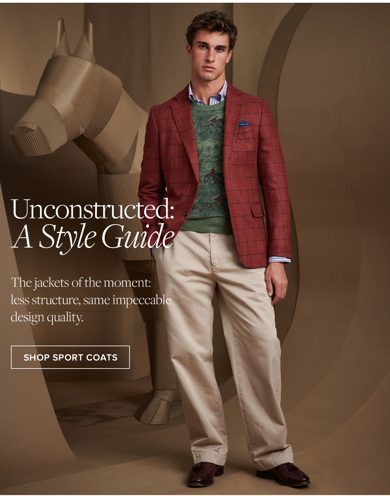 Unconstructed: A Style Guide | The jackets of the moment: less structure, same impeccable design quality. | Shop Sport Coats