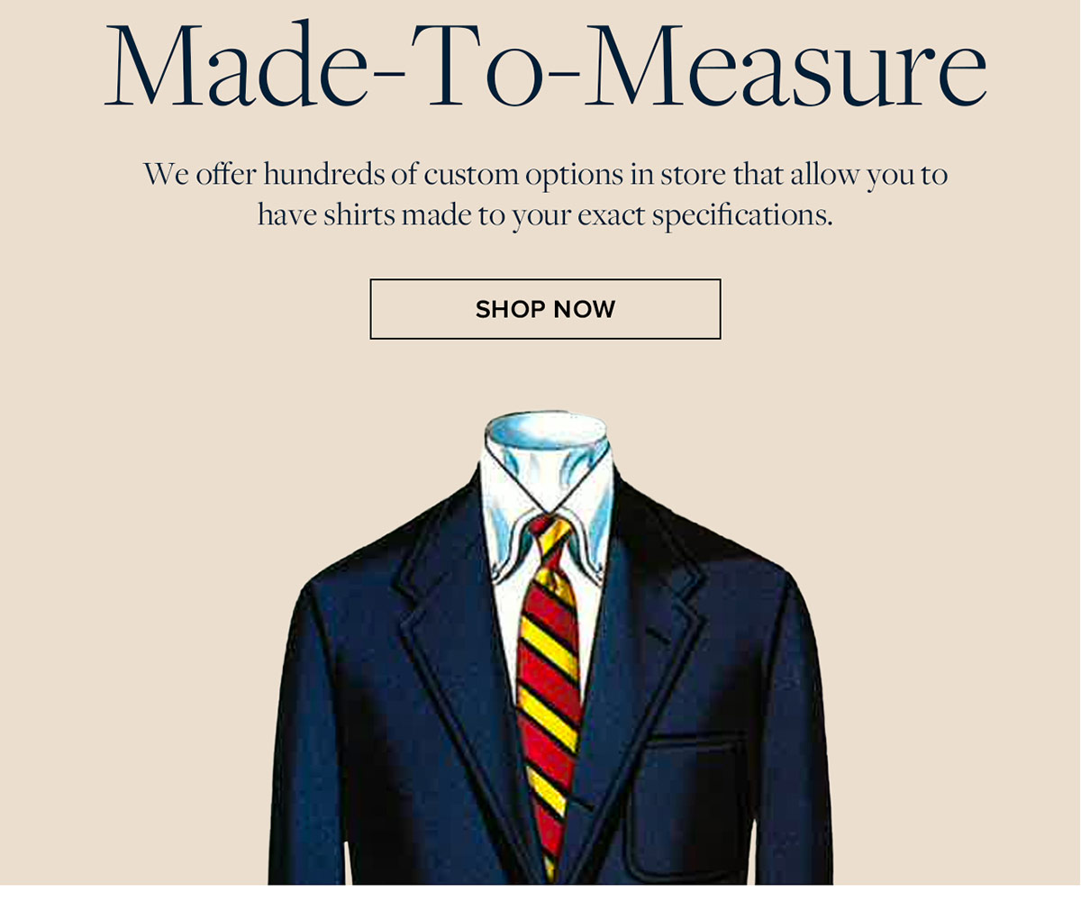 Shop Made to Measure