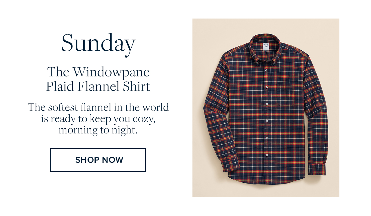 Sunday The Windowpane Plaid Flannel Shirt Shop Now