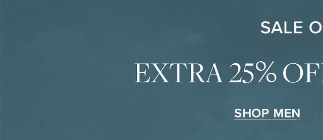 Sale on Sale Extra 25% Off Clearance Shop Men