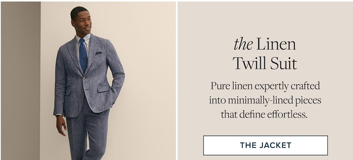 Shop Men's Linen Twill Jacket
