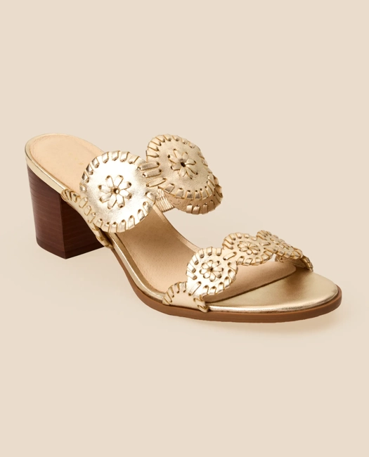 Image of Jack Rogers Lauren Mid-Heel Leather