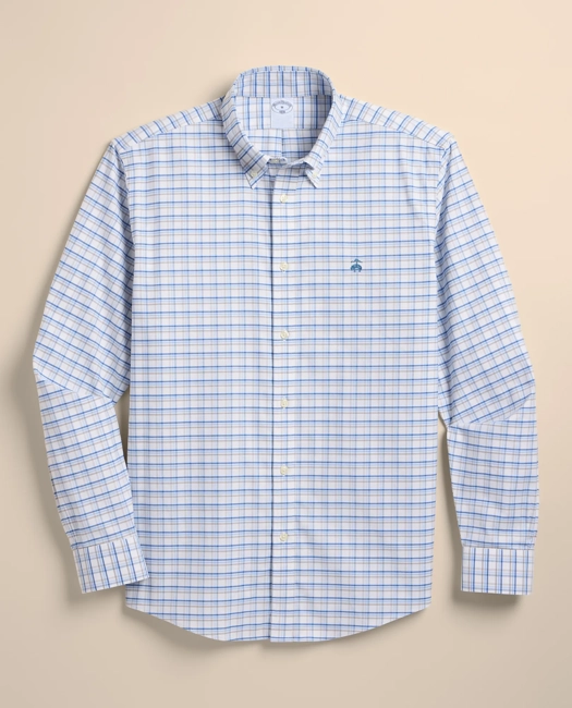 Image of Stretch Non-Iron Cotton-Oxford Polo