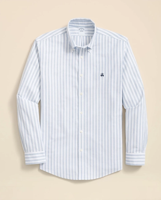 Image of Stretch Cotton Non-Iron Oxford Polo