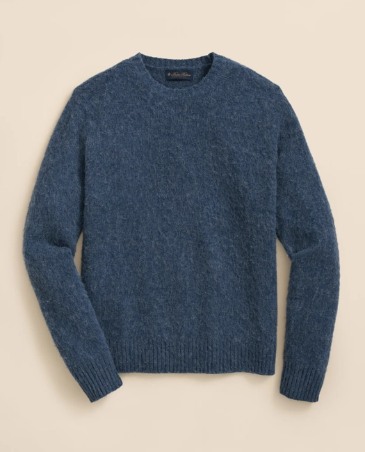 Image of Brushed Wool Crewneck Sweater
