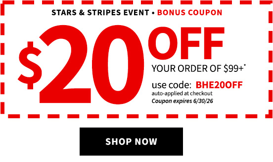20 OFF ORDER OF 99