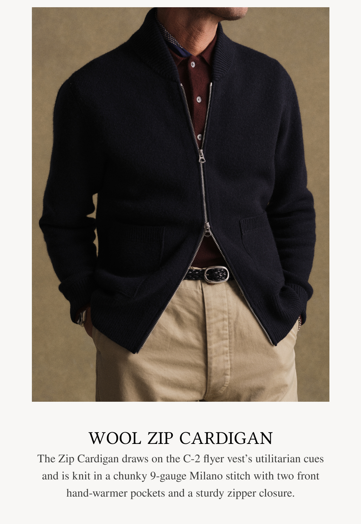 Zip Cardigan