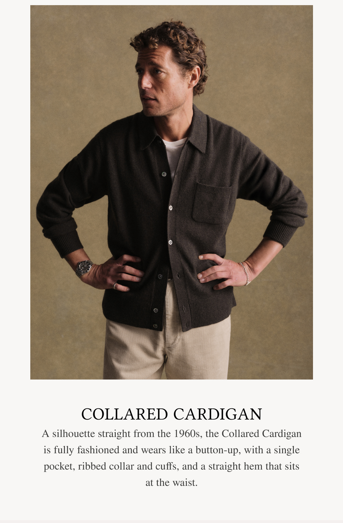 Collared Cardigan