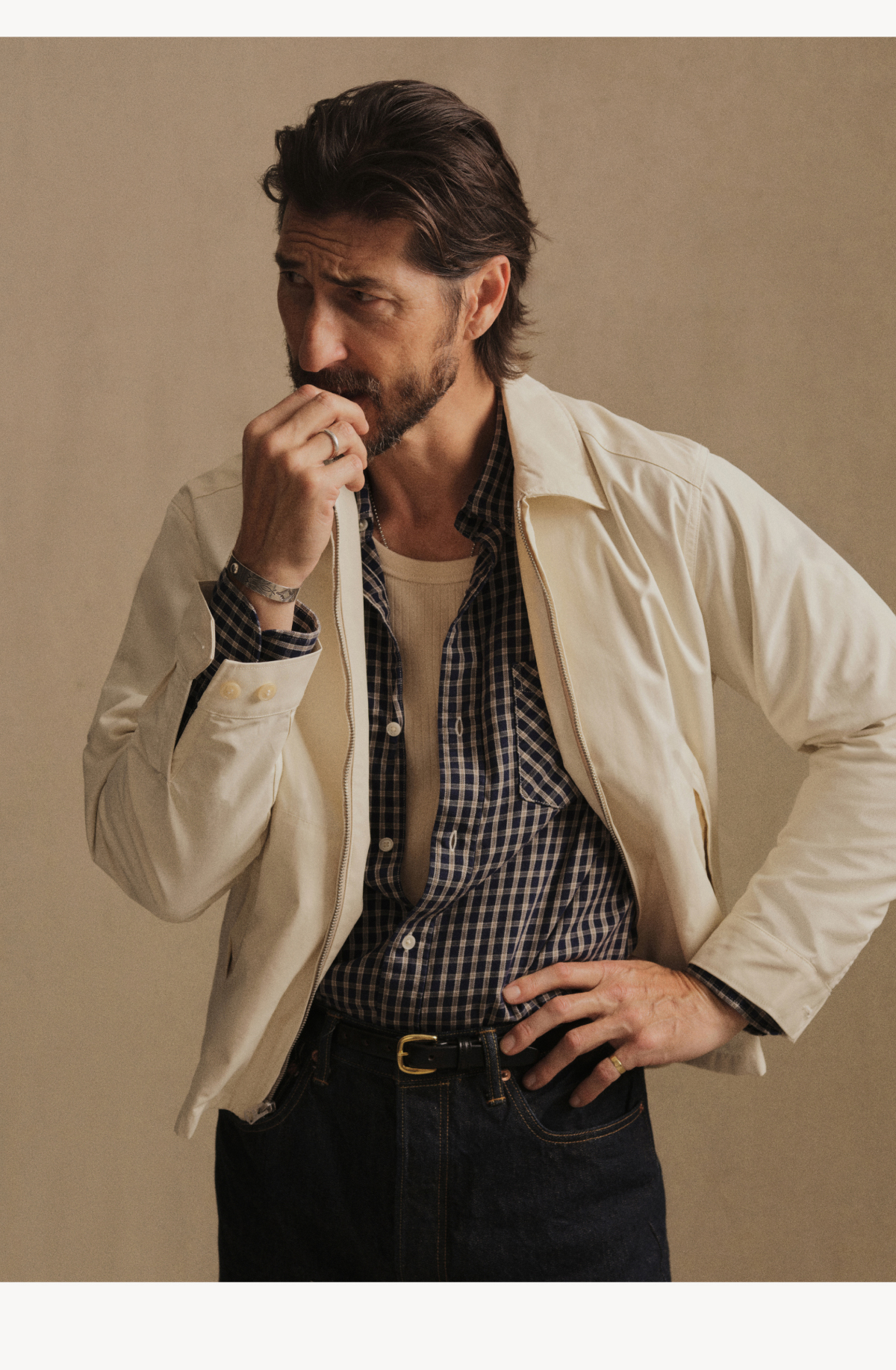 Draped Twill and Breakwater Sportster Jacket