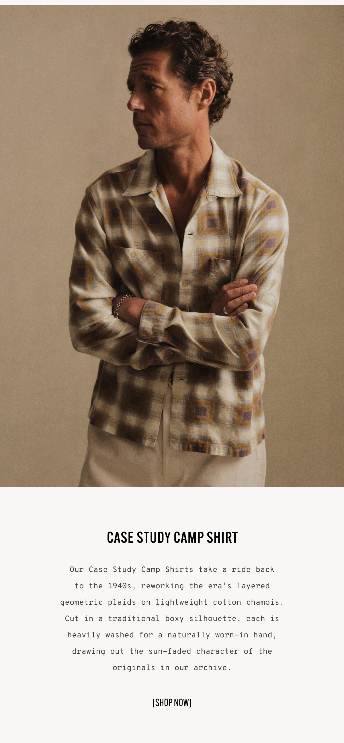 Case Study Camp Shirt