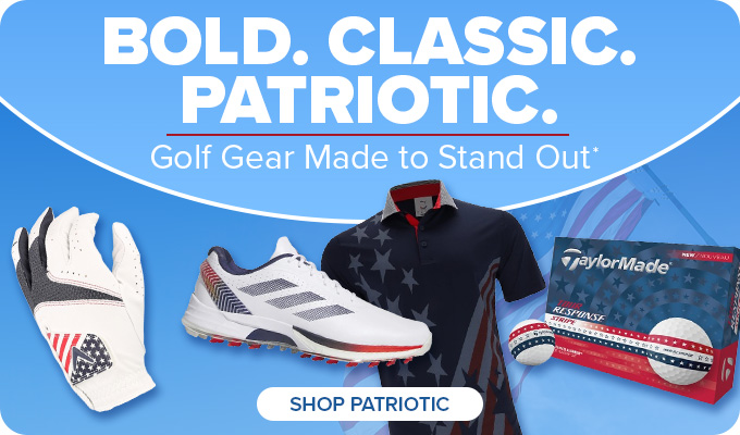 Bold. Classic. Patriotic. Golf Gear Made to Stand Out