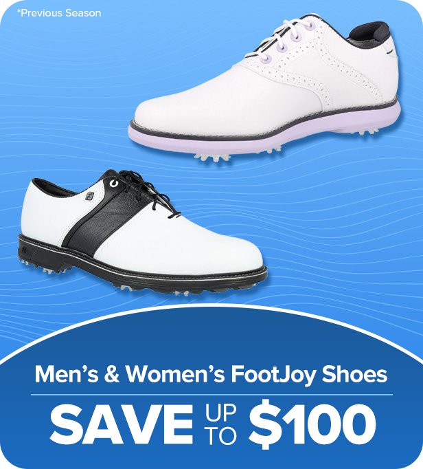 Save up to $100 on Mens & Womens FootJoy Shoes