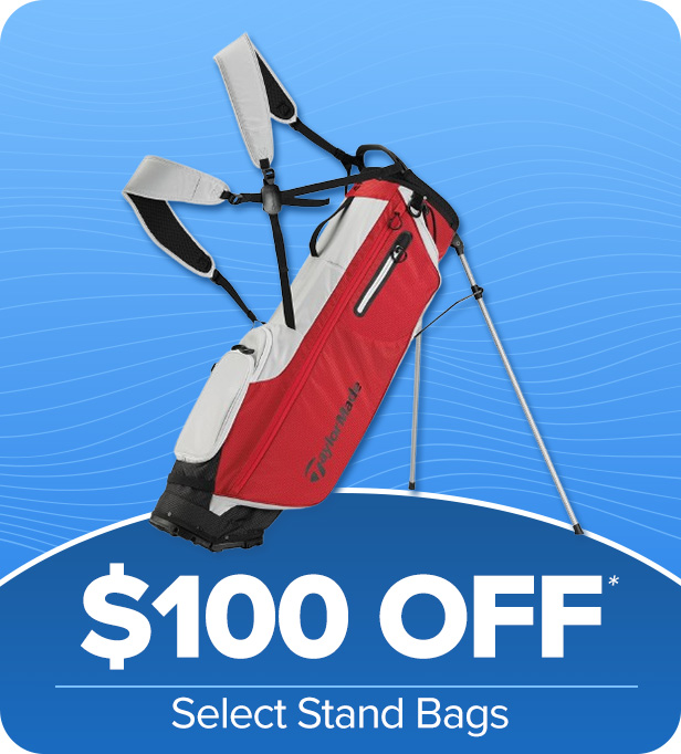 $100 off Select Stand Bags
