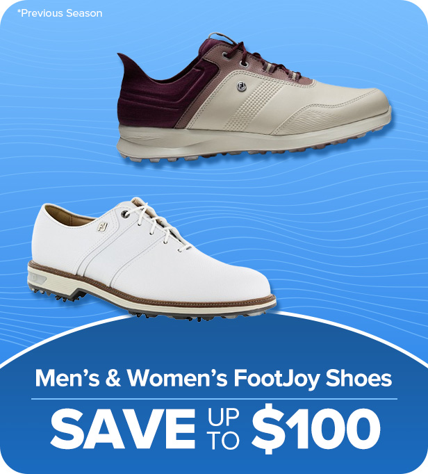 Save up to $100 on Mens & Womens FootJoy Shoes