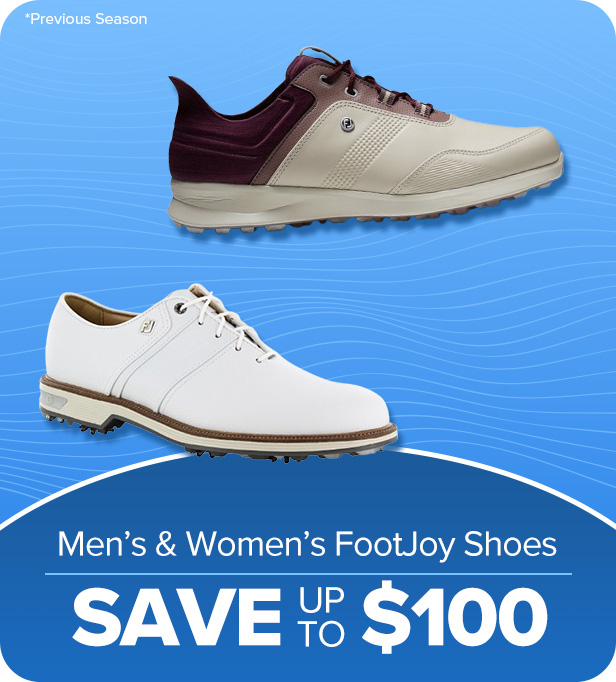 Save up to $100 on Mens & Womens FootJoy Shoes