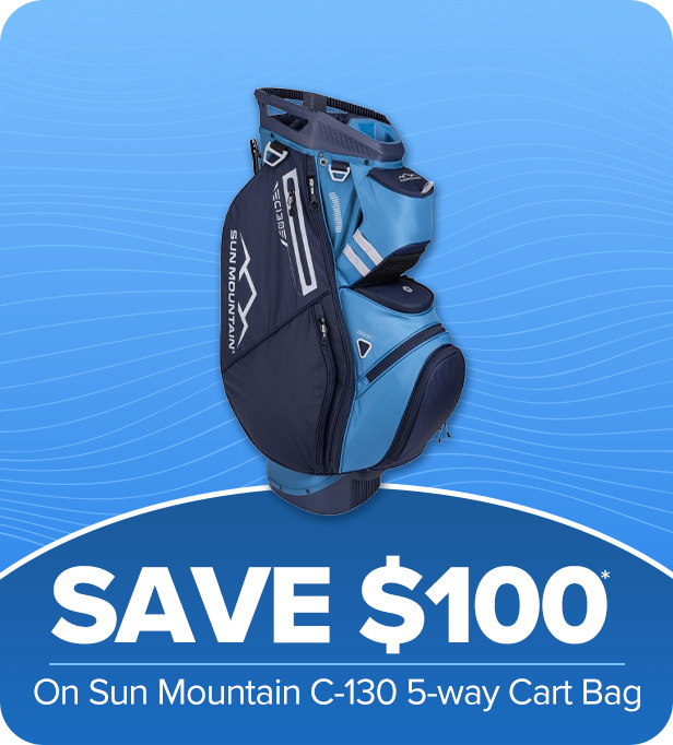 Save $100 on Sun Mountain C-130 5-way Cart Bag