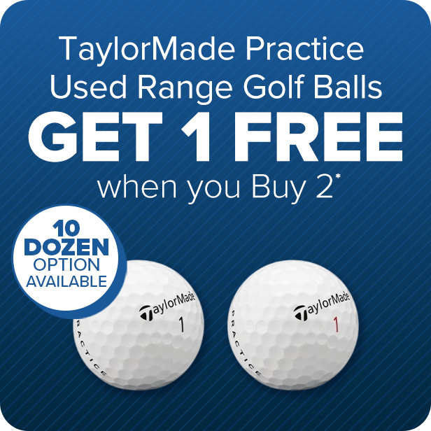 TaylorMade Practice Used Range Golf Balls $9.99/Dozen Buy 2 get 1 Free