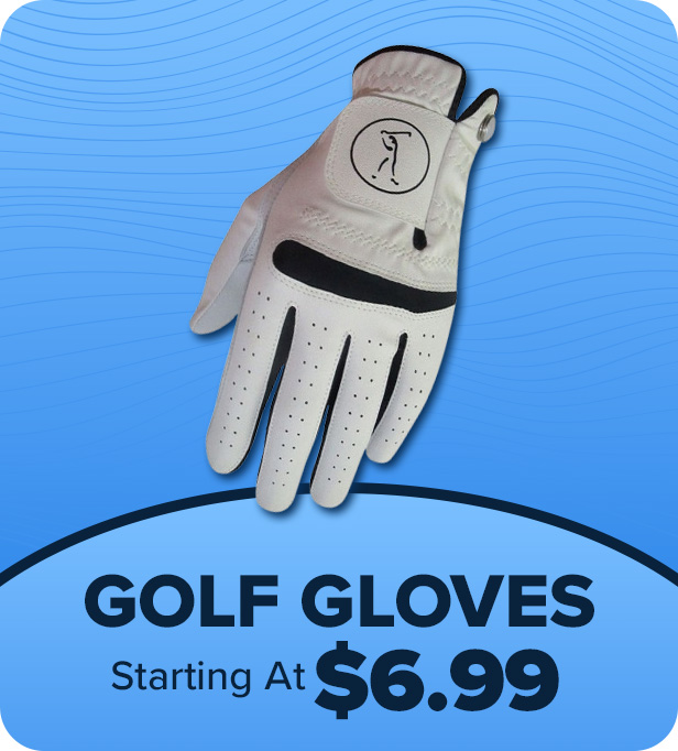 Golf Gloves Starting at $6.99