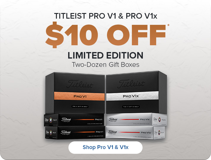 Titleist Pro V1 $10 off Limited Edition Two-Dozen Gift Boxes