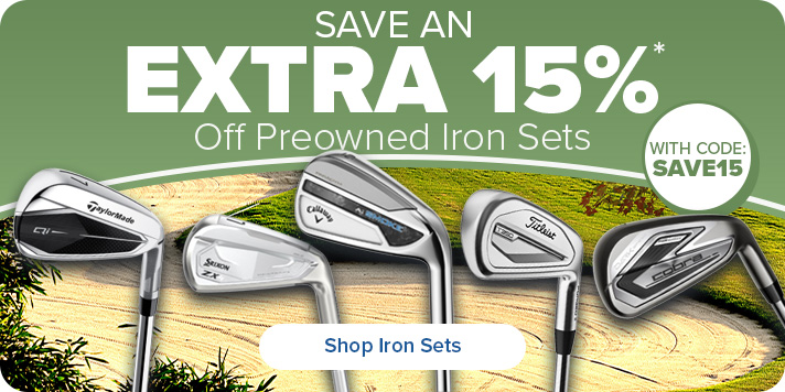 Extra 15% Off Preowned Iron Sets with Code: PAR15