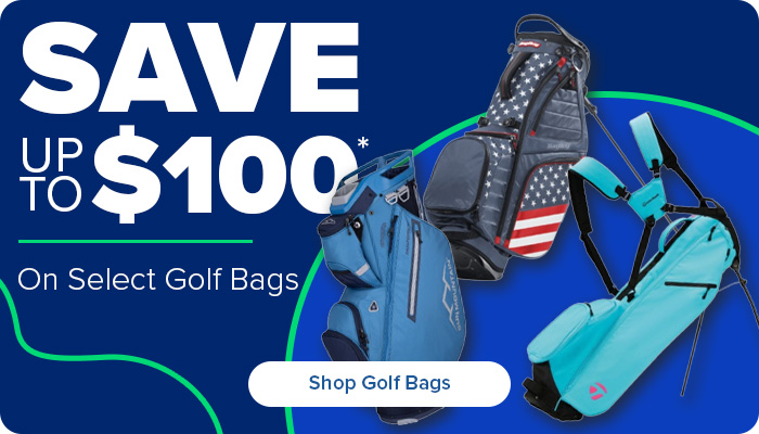 Save $100 on Select Golf Bags