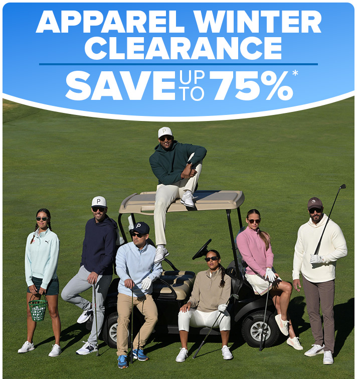 Apparel Winter Clearance, save up to 75%