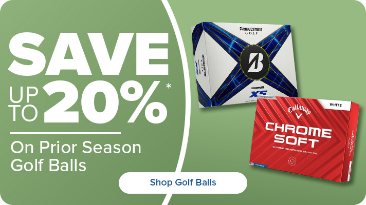 Save up to 20% on Prior Season Golf Balls