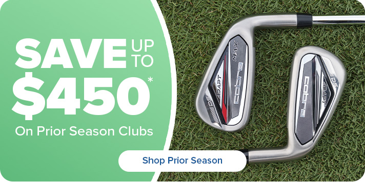 Save up to $450 on Prior Season Golf Clubs
