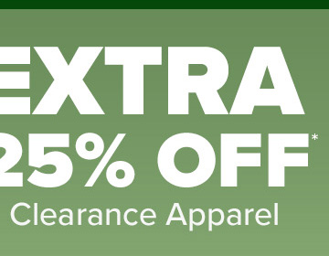 Extra 25% off Clearance Apparel